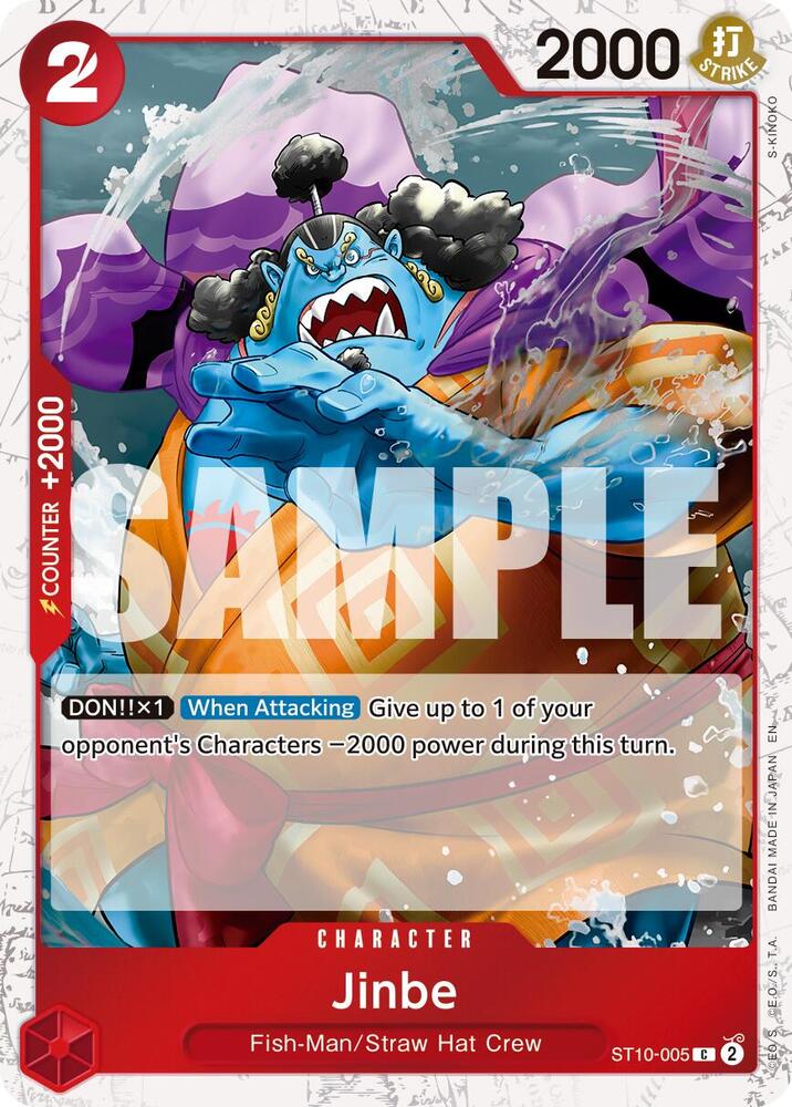 Jinbe ST10 005 Pirate Foil onepiece card