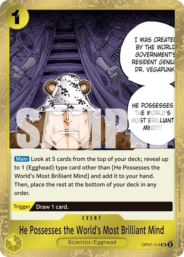 He Possesses the World's Most Brilliant Mind (Pirate Foil) Pirate Foil