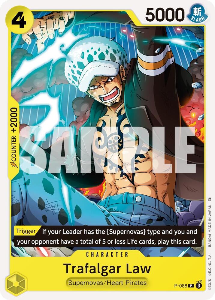 Trafalgar Law - P-088 (Reprint) - Premium Booster -The Best- Vol