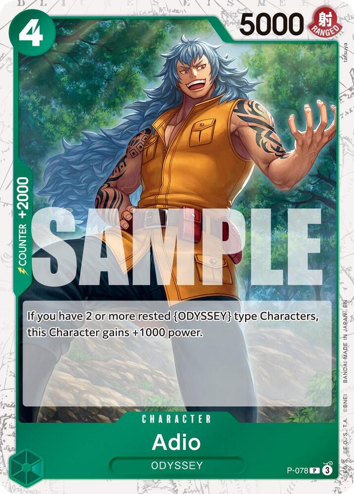 Adio (Pirate Foil) - Premium Booster -The Best- Vol. 2 - One Piece