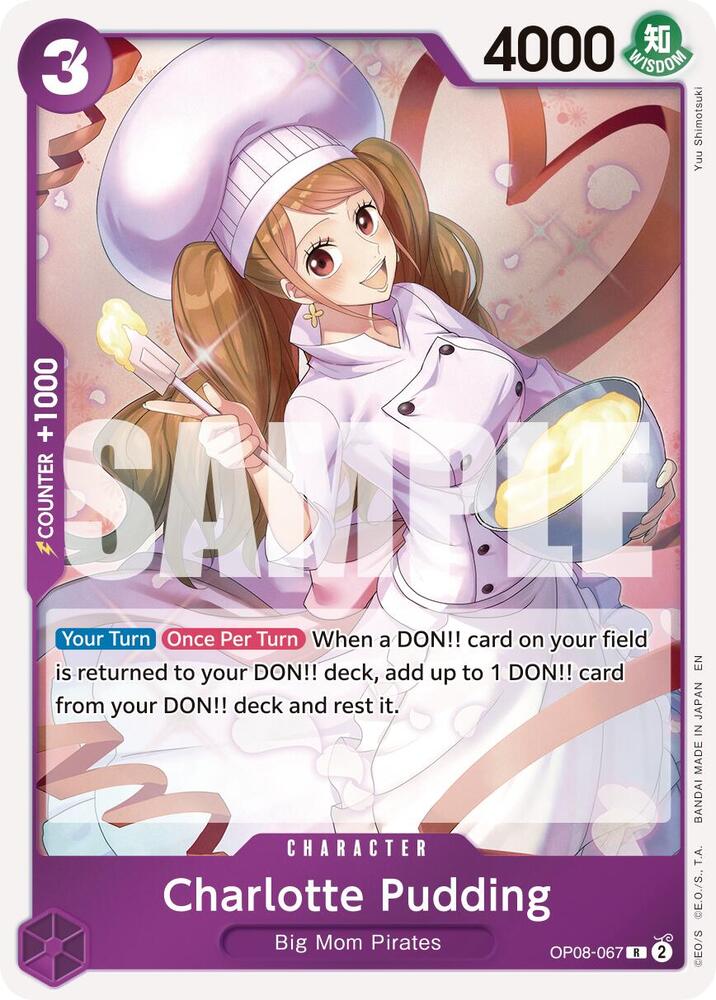 Charlotte Pudding OP08 067 Reprint onepiece card