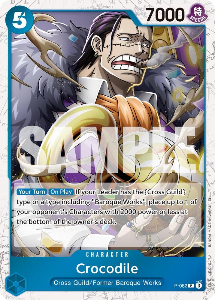 Crocodile P 082 Pirate Foil onepiece card