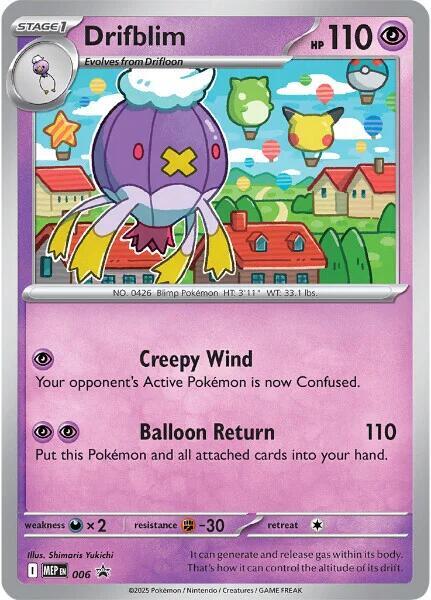 Drifblim - 006 006 from ME: Mega Evolution Promo