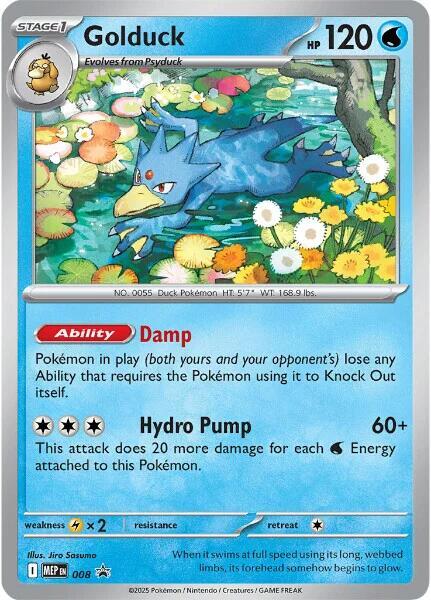 Golduck - 008 008 from ME: Mega Evolution Promo