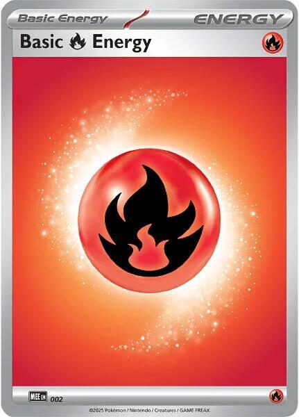 Basic Fire Energy - 002 2 from MEE: Mega Evolution Energies
