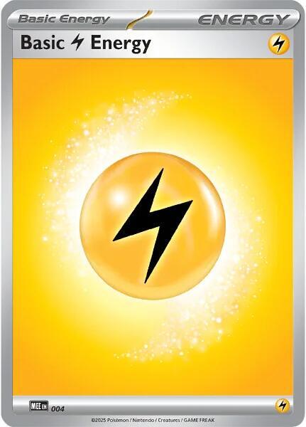 Basic Lightning Energy - 004 4 from MEE: Mega Evolution Energies