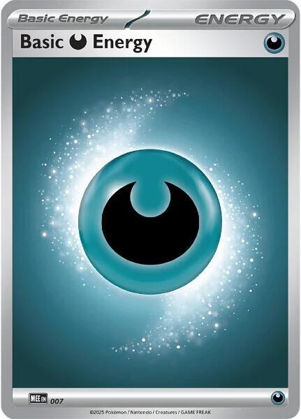 Basic Darkness Energy - 007 7 from MEE: Mega Evolution Energies