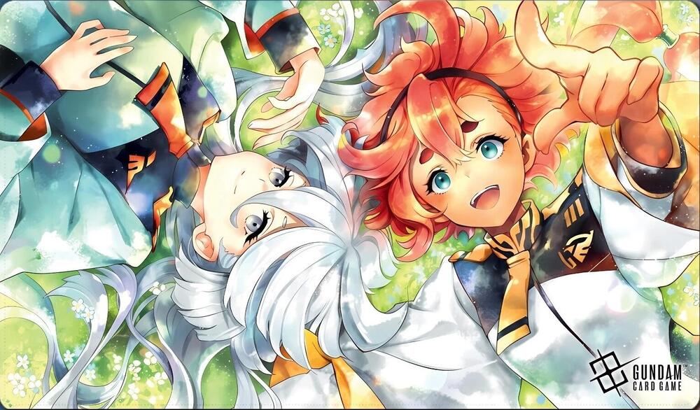 Gundam Card Game: Suletta & Miorine (EVX-02) Playmat - Bandai