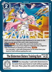The Sistermon Sisters Training Gym - Hackers' Slumber - Digimon card