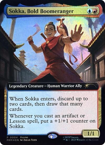 Sokka Bold Boomeranger Extended Art