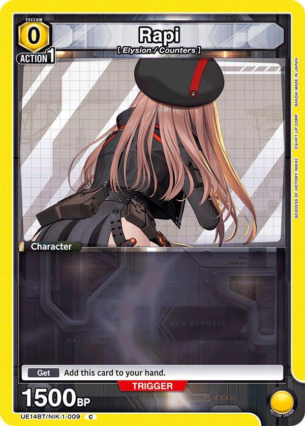 Rapi (009) - UE14BT: GODDESS OF VICTORY: NIKKE - Union Arena