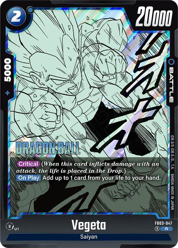 Vegeta - FB03-047 - Manga Booster 02 - Dragon Ball Super: Fusion