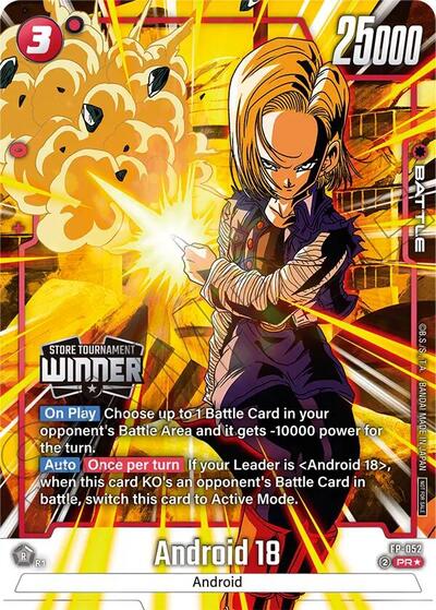 Android 18 (Tournament Pack -Winner- 08) card
