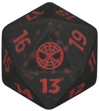 Marvel's Spider-Man Prerelease Spindown Life Counter (Red) · Wizards of the Coast Dice