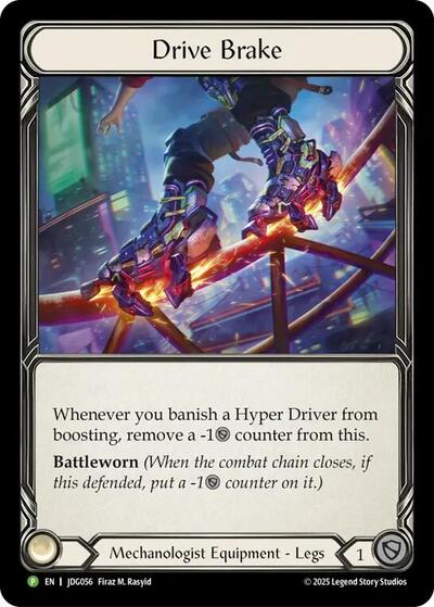Drive Brake - JDG056 Flesh and Blood: Promo Cards Promo Flesh and Blood card — value and price