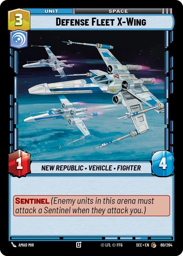 Defense Fleet X-Wing - Secrets of Power - Star Wars: Unlimited