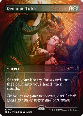 Demonic Tutor (Rainbow Foil) - Secret Lair Drop Series - Magic: The Gathering