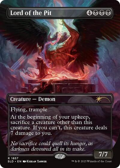 Lord of the Pit (Secret Lair) from SLD #1857, Magic: The Gathering card
