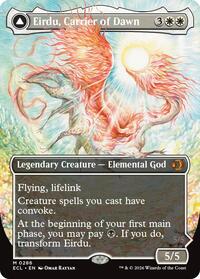 Eirdu, Carrier of Dawn (Borderless) - Lorwyn Eclipsed - Magic: The Gathering card