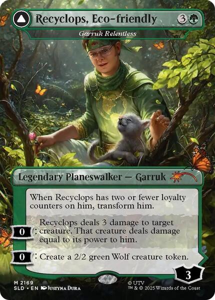 Recyclops, Eco-friendly - Garruk Relentless - Secret Lair Drop