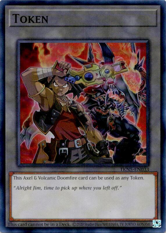 Token: Axel & Volcanic Doomfire