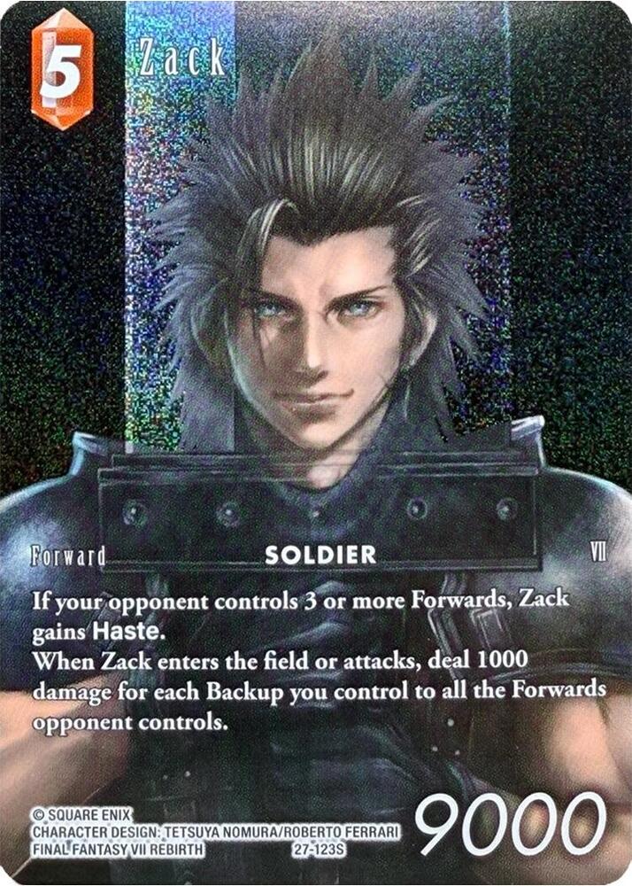 Zack (Starter Set 2025) — Final Fantasy TCG card