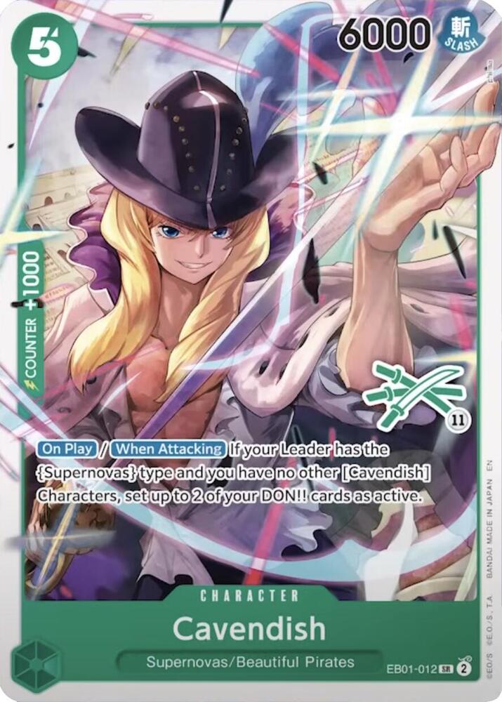 Cavendish Zoro Deck onepiece card