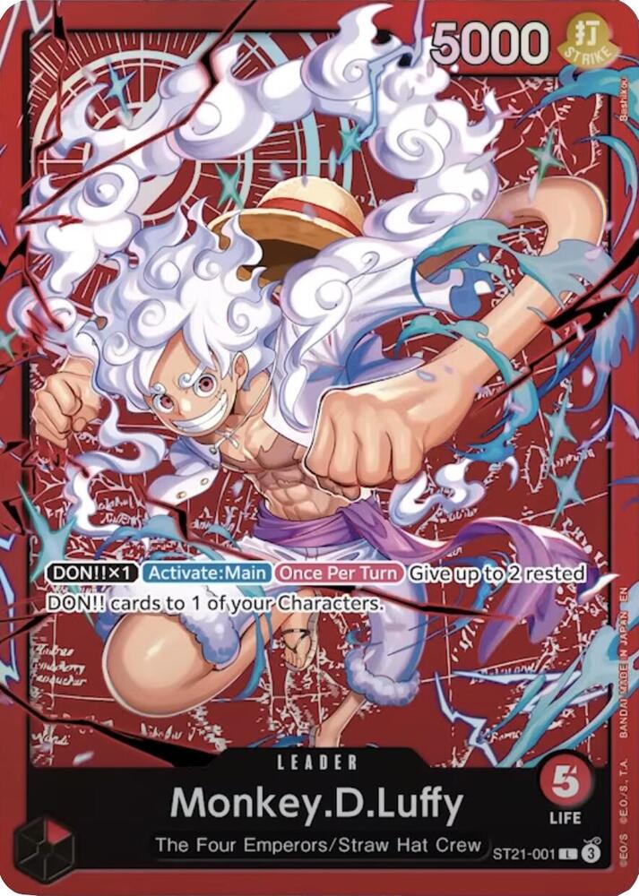 MonkeyDLuffy ST21 001 Luffy Deck onepiece card