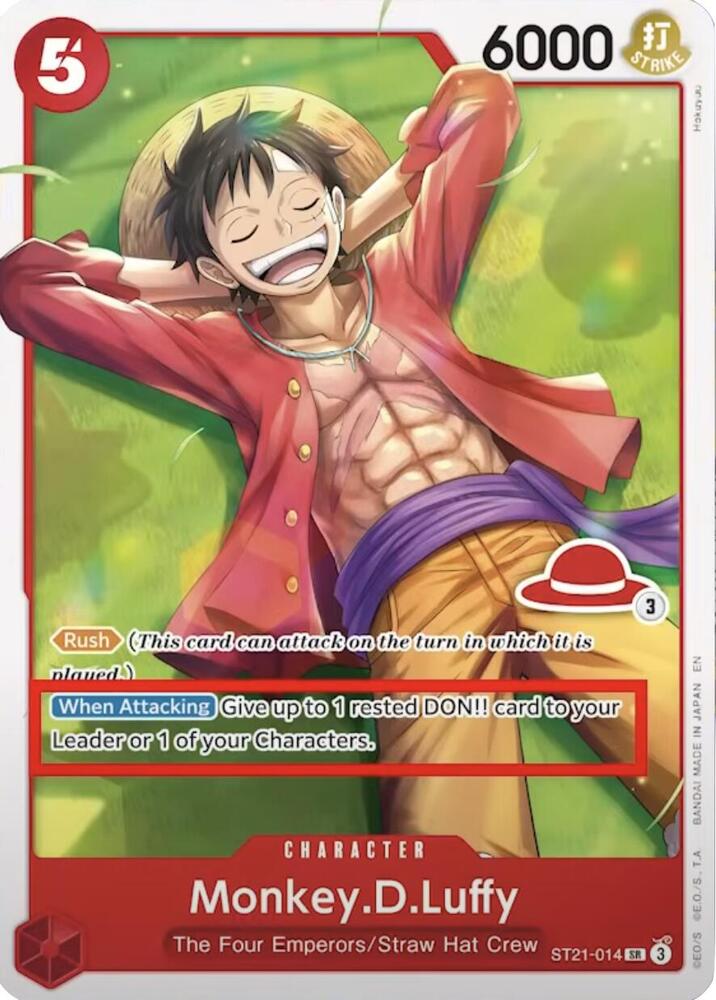 MonkeyDLuffy ST21 014 Luffy Deck onepiece card