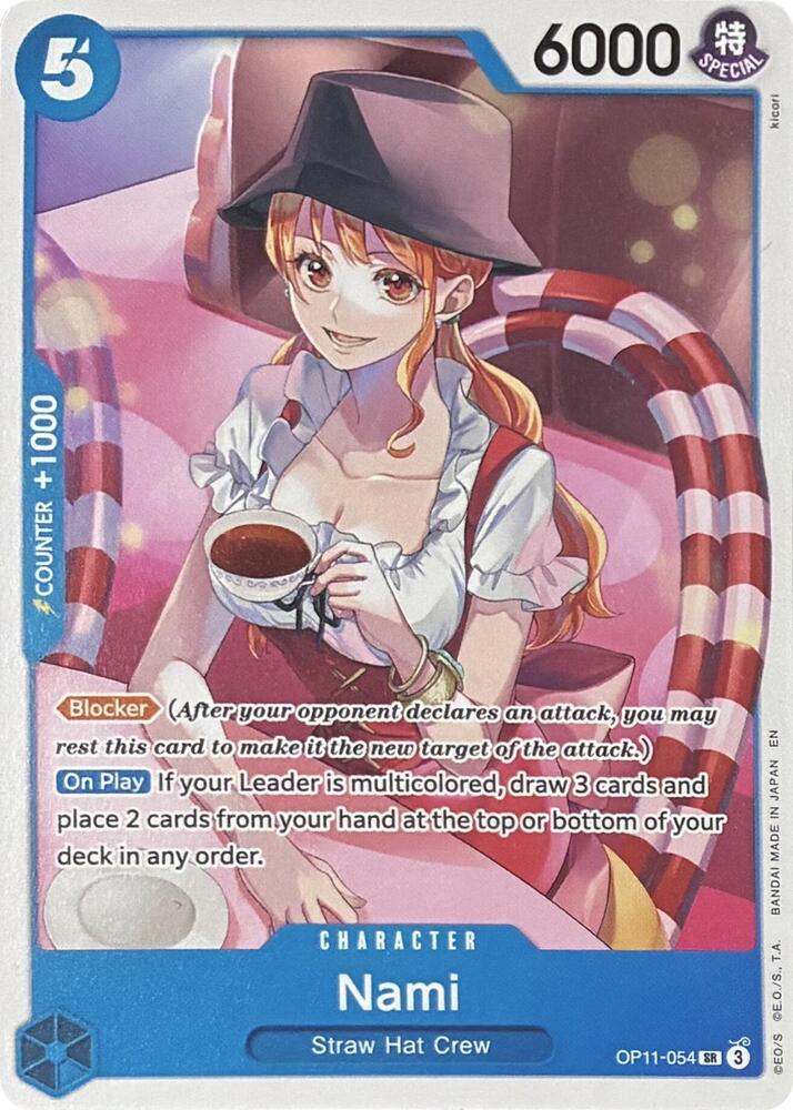 Nami OP11 054 onepiece card
