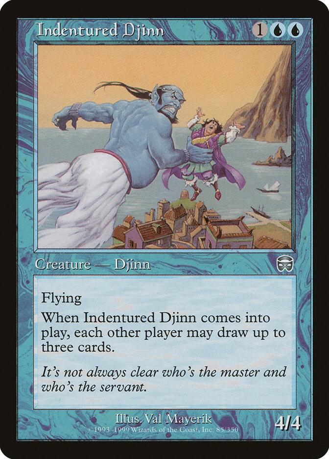 Indentured Djinn - Mercadian Masques - Magic: The Gathering