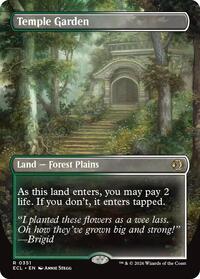 Temple Garden (Borderless) (Lorwyn Eclipsed)