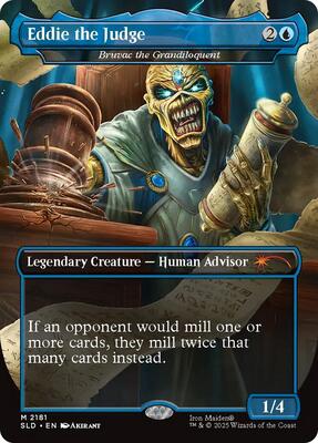Eddie the Judge - Bruvac the Grandiloquent #2181 – Secret Lair Drop Series (Mythic)
