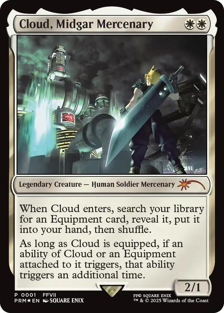 ミッドガルの傭兵クラウド Cloud, Midgar Mercenary MTG Cloud, Midgar Mercenary | Final Fantasy | Card Kingdom