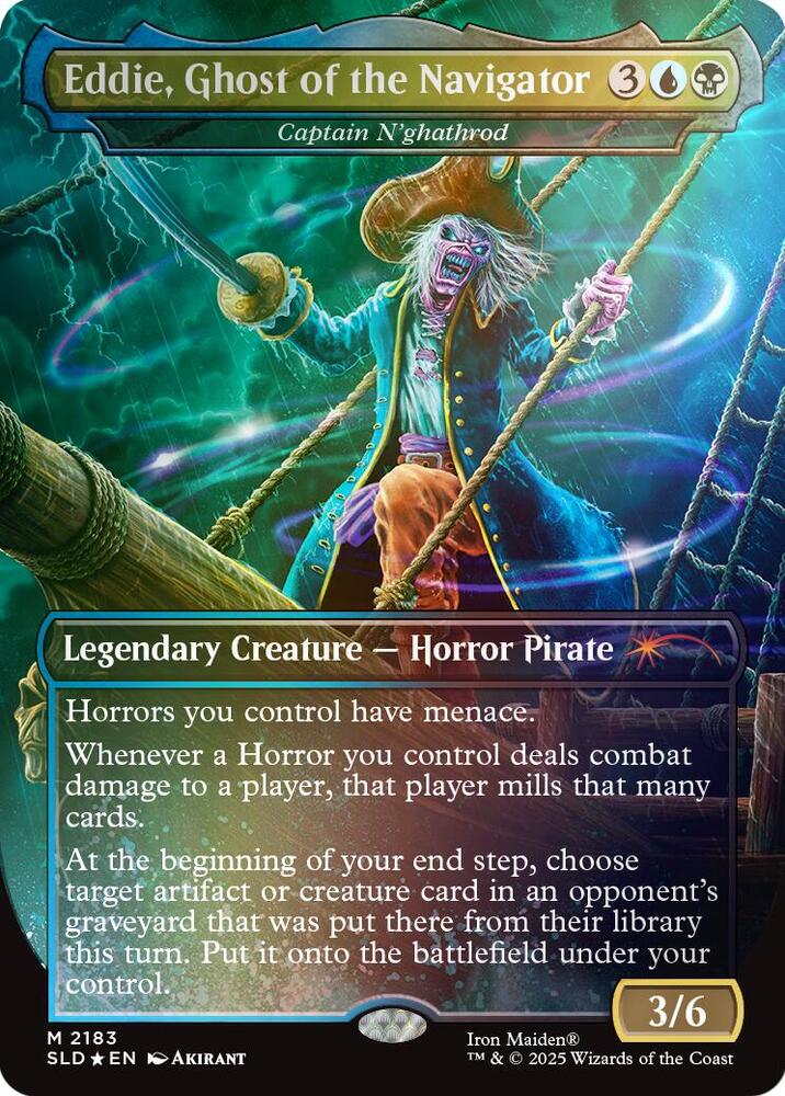 Eddie, Ghost of the Navigator - Captain N'ghathrod (Rainbow Foil