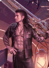 Warrior's Resolve Scene Art Card - Art Series: FINAL FANTASY - Magic: The Gathering card