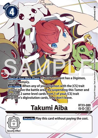 Takumi Aiba (SP) card