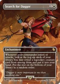 Search for Dagger (Borderless) - Commander: FINAL FANTASY - Magic: The Gathering card