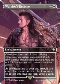 Warrior's Resolve (Borderless) - Commander: FINAL FANTASY - Magic: The Gathering card