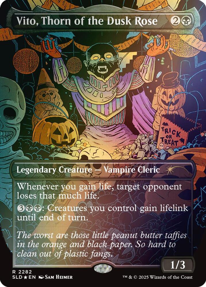 Vito, Thorn of the Dusk Rose (Rainbow Foil) - Secret Lair Drop