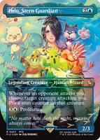 Lulu, Stern Guardian (Borderless) (Chocobo Track Foil) - Commander