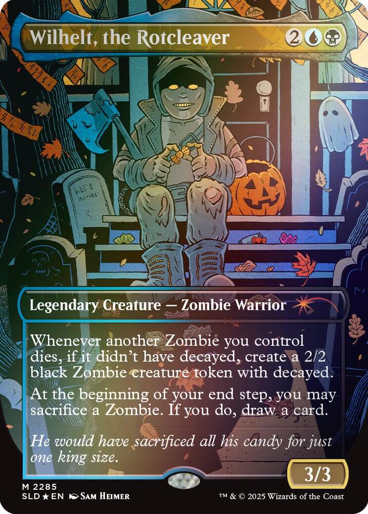 Wilhelt, the Rotcleaver (Rainbow Foil) - Secret Lair Drop Series