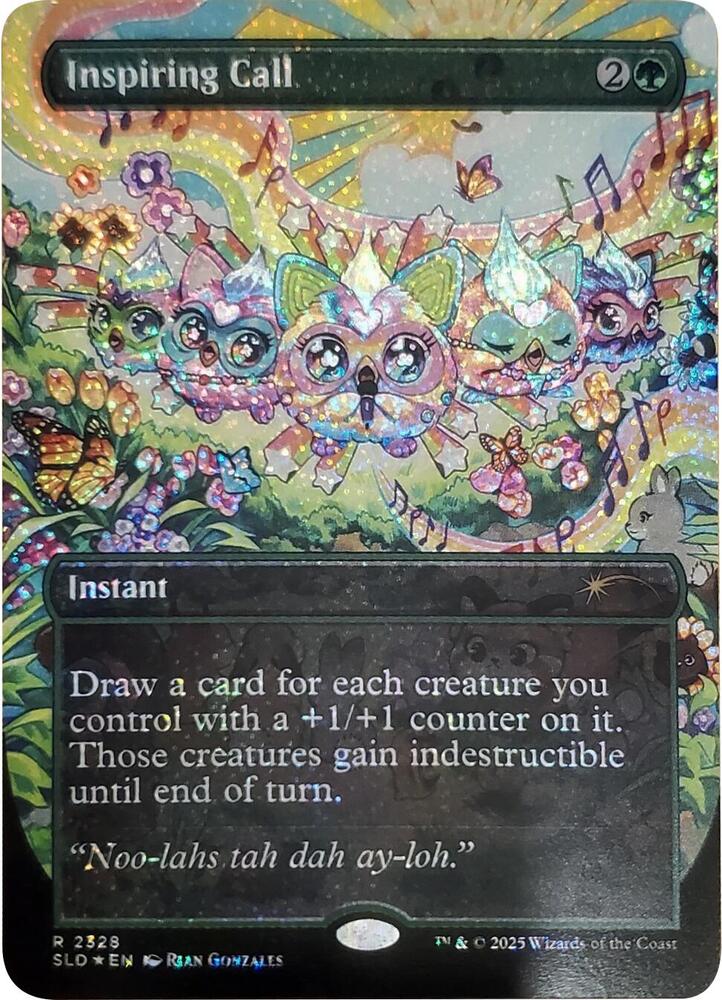Inspiring Call (Confetti Foil) - Secret Lair Drop Series - Magic