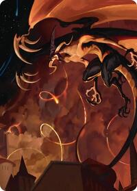 Mega Flare Scene Art Card - Art Series: FINAL FANTASY - Magic: The Gathering card