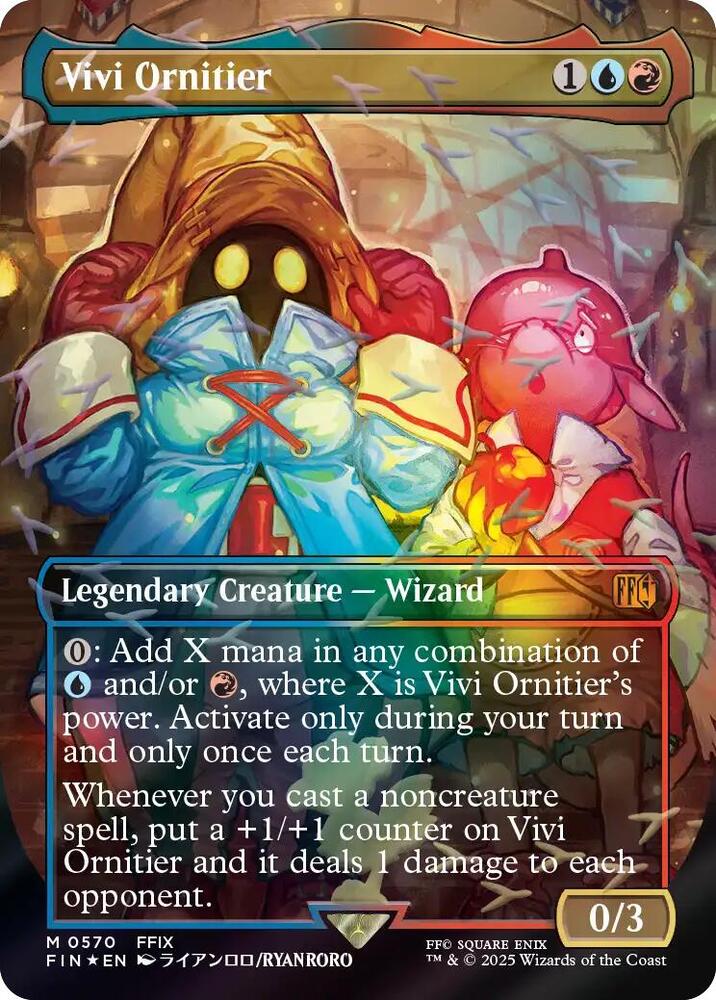 MTG FF プレイマット新品未開封　ビビ　ViVi FF9 38765_BLK_Mat_MTG_FIN_Prem_Y_R