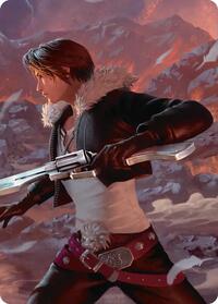Squall Gunblade Duelist Scene Art Card