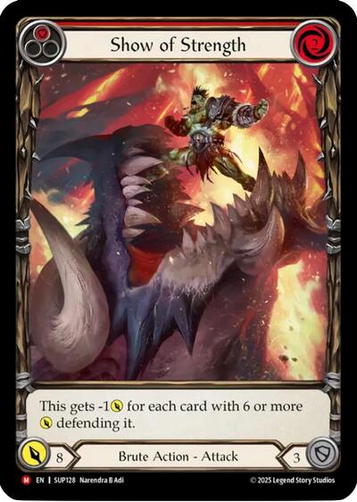 Show of Strength (Extended Art) Super Slam card price