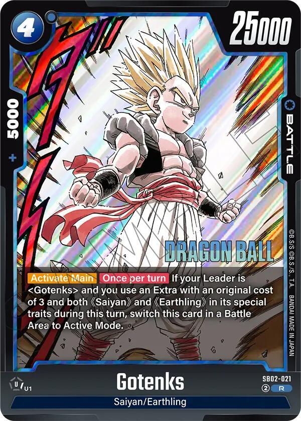 Gotenks - SB02-021 - Manga Booster 02 - Dragon Ball Super: Fusion