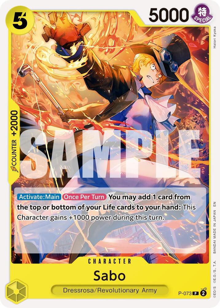 Sabo P 073 Pirate Foil onepiece card