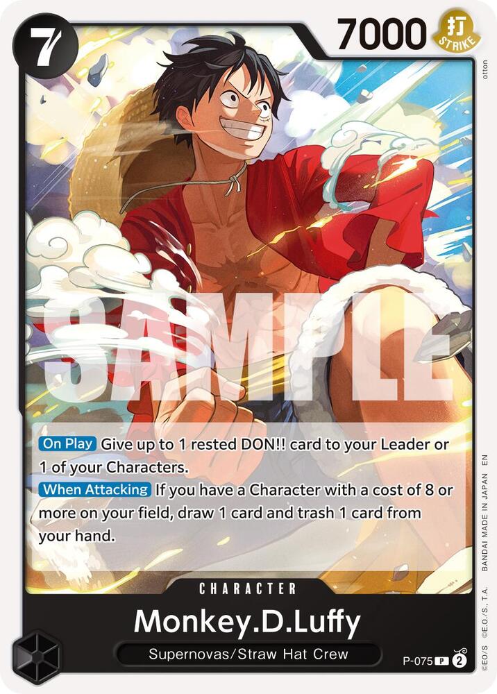 MonkeyDLuffy P 075 Pirate Foil onepiece card